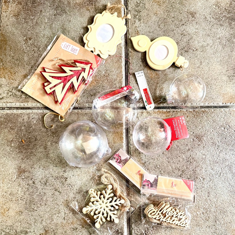 DIY Bundle of make your own Ornaments